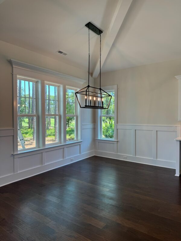 Engineered hardwood flooring dining room